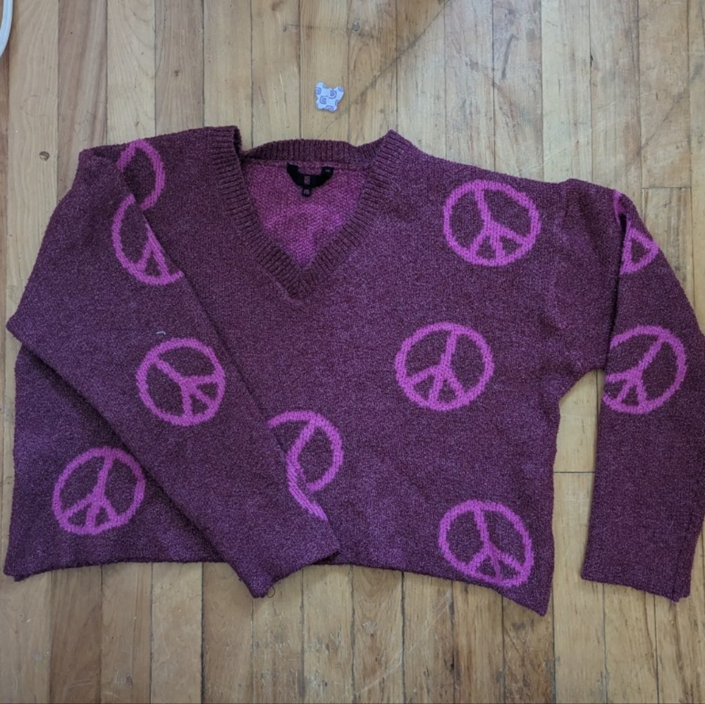 Peace Sign Sweater